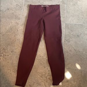 Burgundy Betabrand jeggings